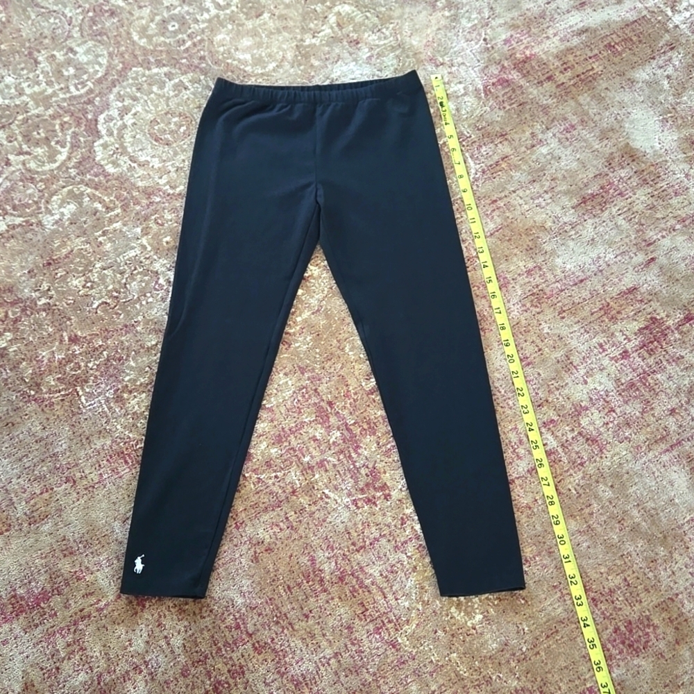 Ralph Lauren Girls' Stretch Cotton Leggings - Big Kid